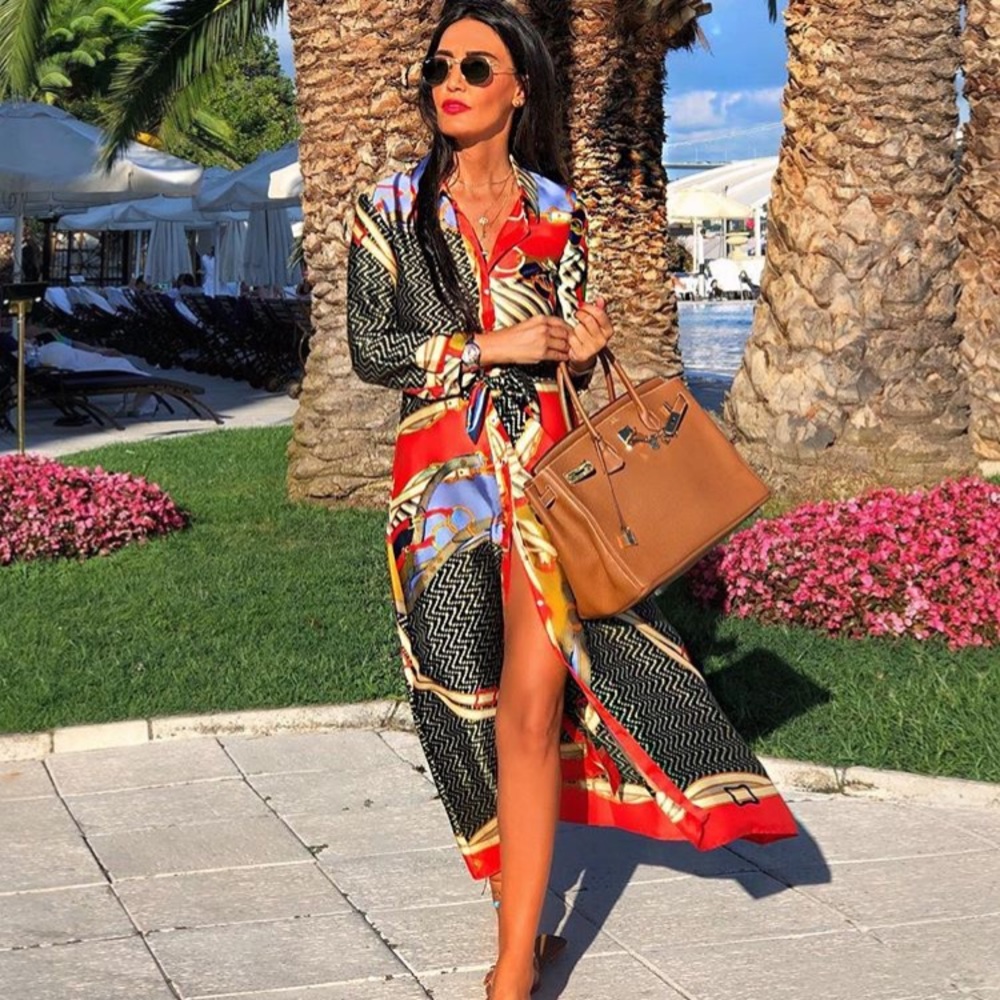 Zara Blogger Favorite Belt Print Tunic